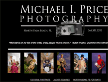 Tablet Screenshot of michaelpricephotography.com